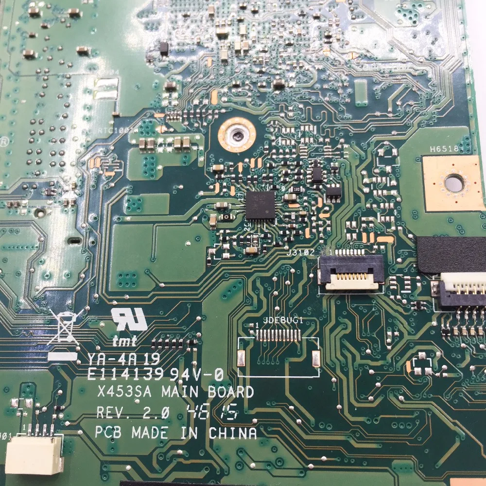 

X453SA Motherboard REV 2.0 N3710 For Asus X453SA Laptop motherboard X453SA Mainboard X453SA Motherboard test 100% OK