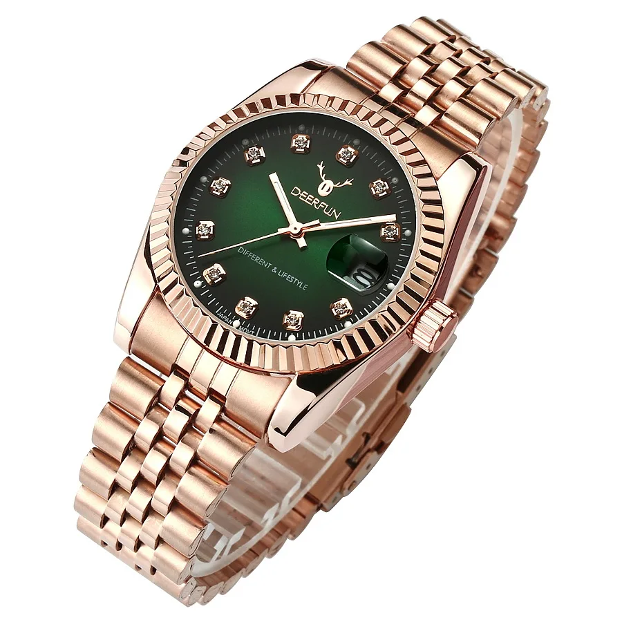 Швейцарские часы oyster perpetual Rolexable datejust MIYOTA, кварцевые мужские и женские часы из нержавеющей стали, классические часы reloj hombre - Цвет: ROL DJ16
