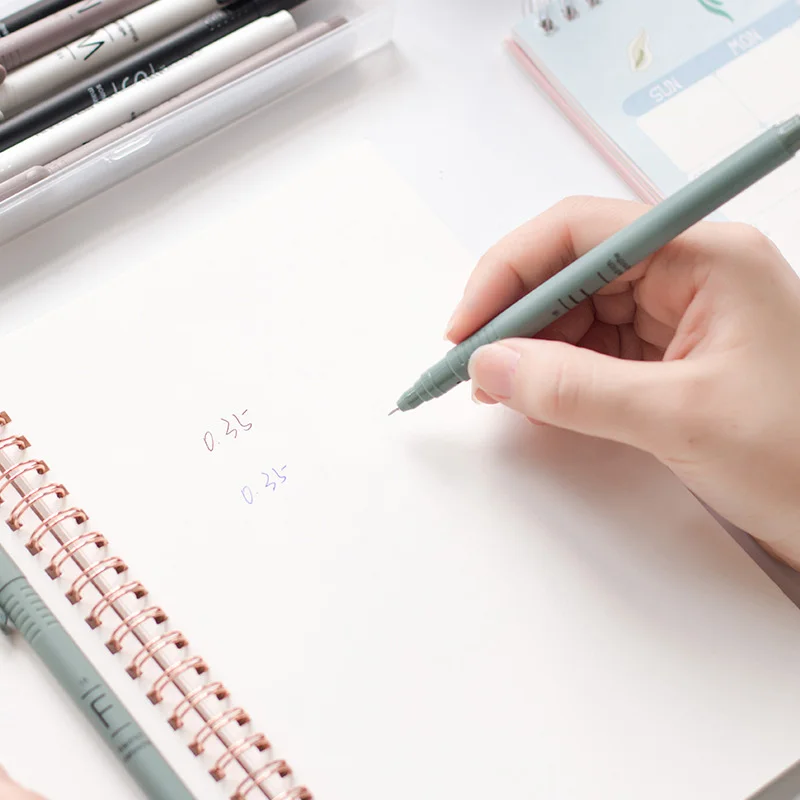 Мохамм 0 35 мм простой матовый Гель лак ручка с черной полной иглой трубка со