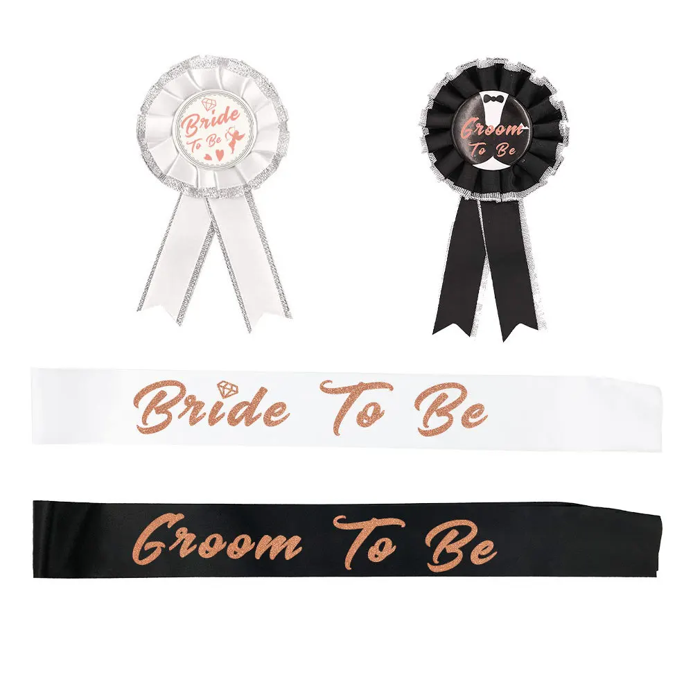 Девивечерние Невеста To Be надпись &quotGroom Be&quot пояс Свадебный брахеловечерние