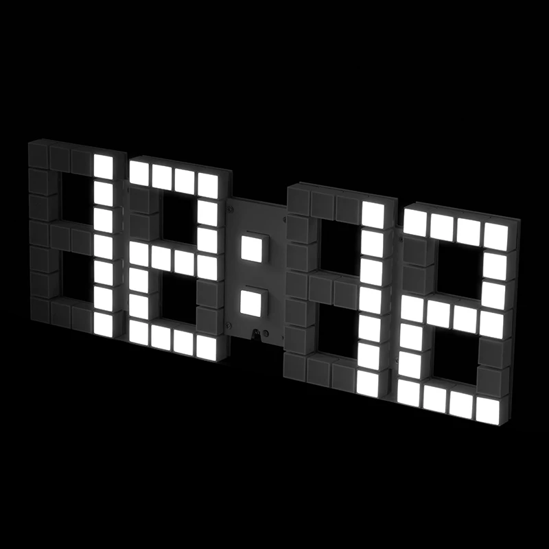 

Digital Office Wall Clock Silent Creative Led Electronic Novelty Wall Clock Modern Minimalist Zegar Scienny Home Decor ZB50WC