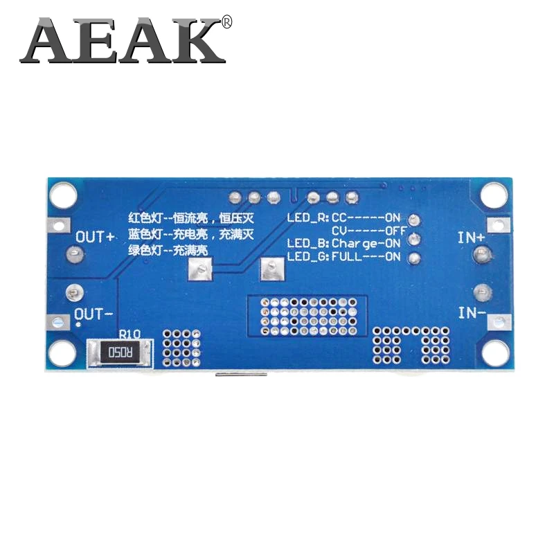 AEAK 5A постоянного тока в DC CC CV литиевая батарея понижающая зарядная плата светодиодный преобразователь питания литиевое зарядное устройство понижающий модуль XL4015