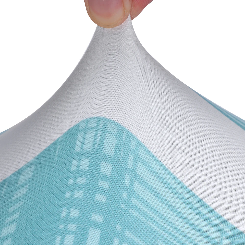 

Geometry Printed Elastic Stretch Office Computer Chair Cover Dust-proof Game Chair Slipcover Rotatable Armchair Protector