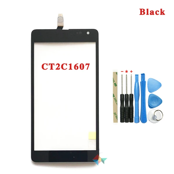 5," для Nokia microsoft Lumia 535 N535 ct2sip67 CT2C1607 сенсорный экран дигитайзер Переднее стекло объектив сенсорная панель - Цвет: CT2C1607 With Tool