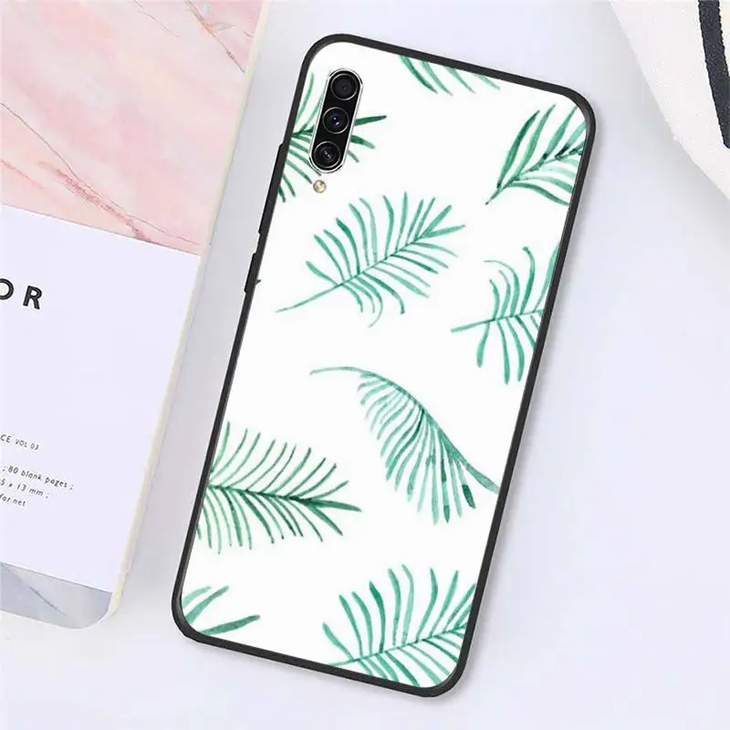 

Watercolor plants with flowers Phone Case For Samsung galaxy S 9 10 20 A 10 21 30 31 40 50 51 71 s note 20 j 4 2018 plus