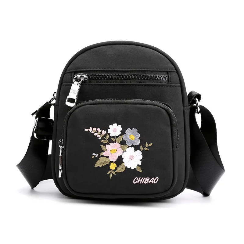 Новые поступления 2020 маленькие сумки на молнии с вышивкой популярные женские