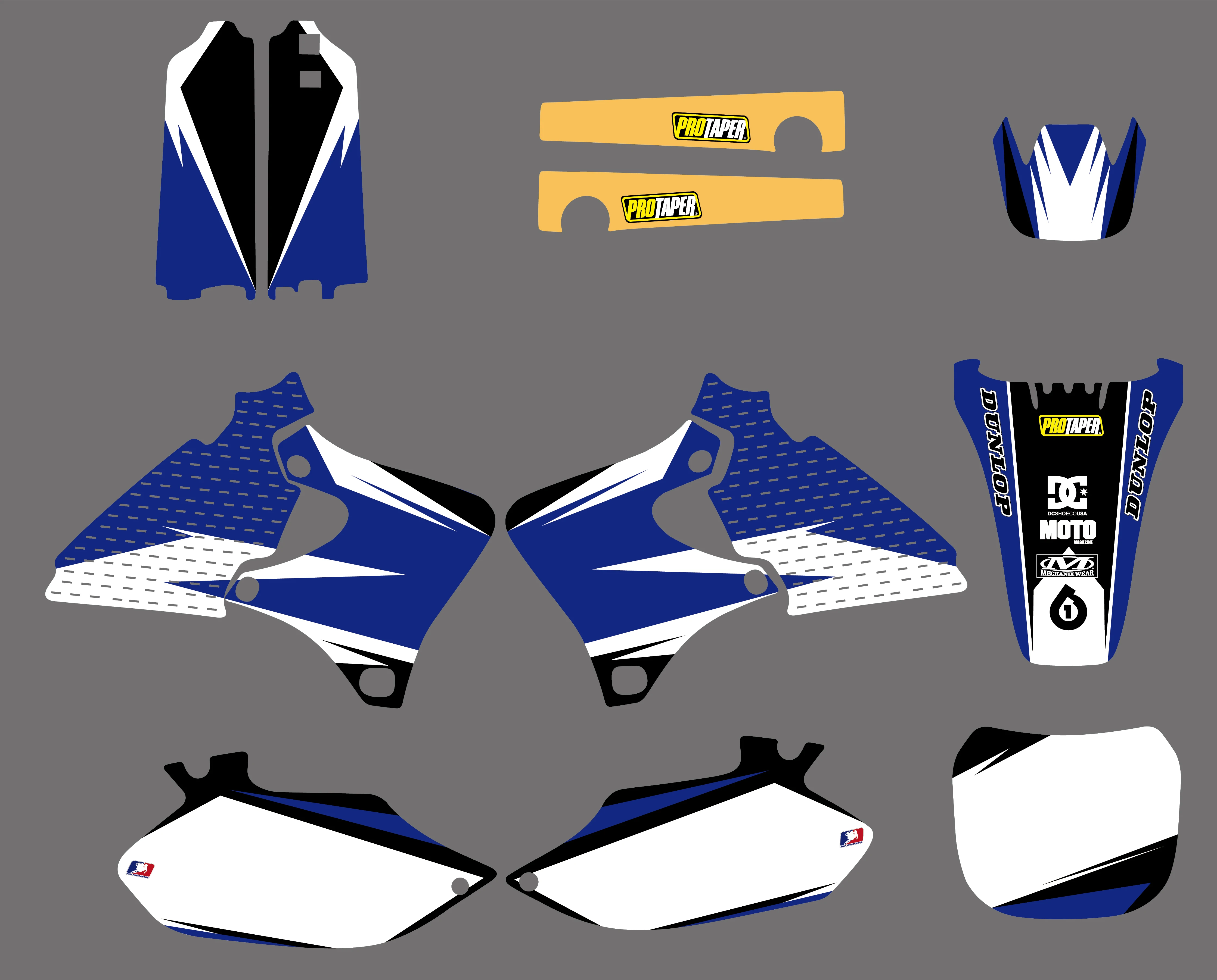 Наклейки графические для Yamaha YZ250F YZ400F YZ426F YZ 250F 400F 426F 1999 2000 2001 2002|Наклейки и стикеры|