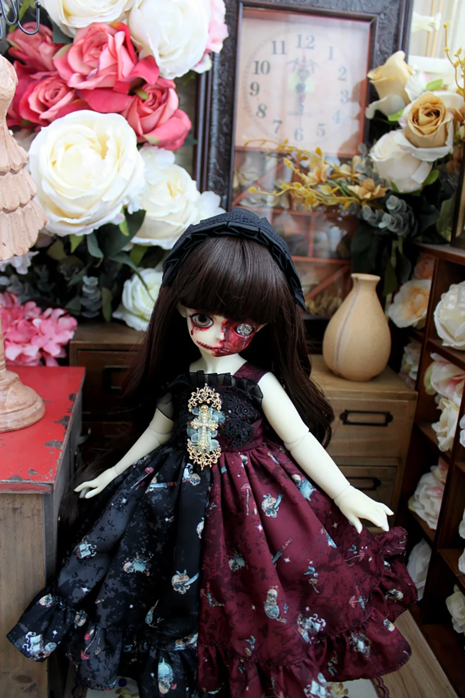 

Doll Clothes for Blyth 1/3 BJD 1/4 MSD Dolls,Mini Doll Clothes Outfits for Dolls Accessories Include Dress