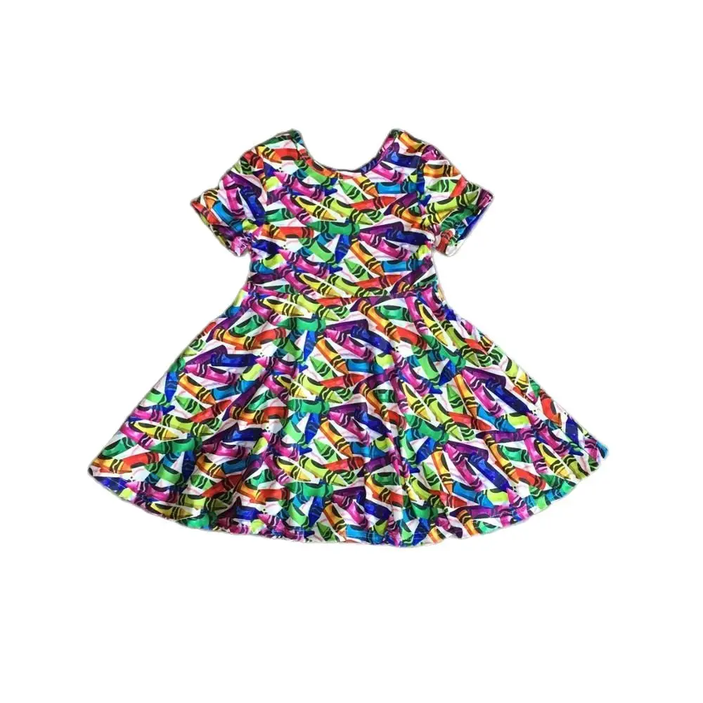 Girlymax летняя детская одежда для девочек молочный шелк хлопок длина до колен