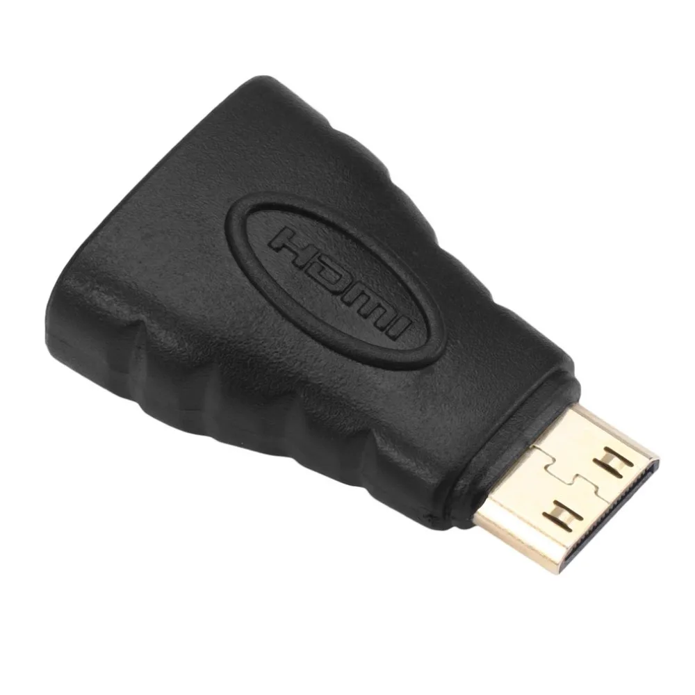 Мини HDMI к адаптер конвертер Мама-папа для HD 1080P кабель устройство HDTV Позолоченный