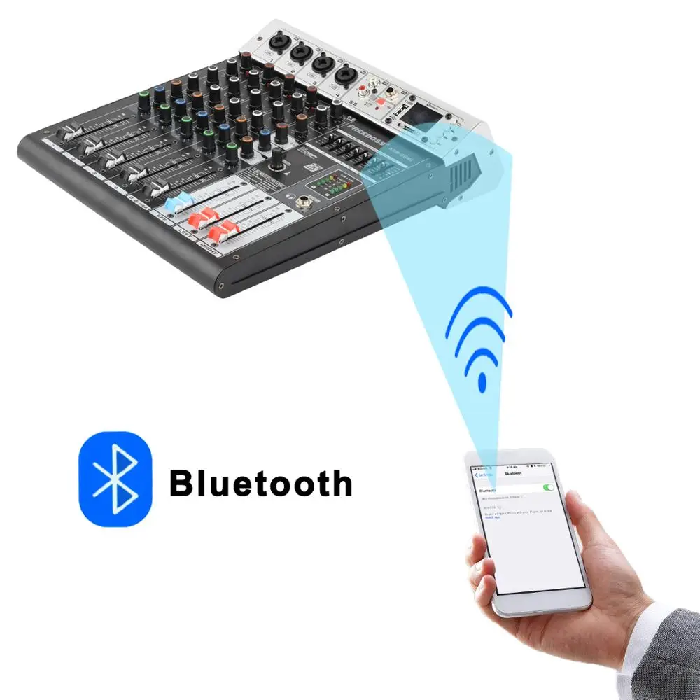 Freeboss ТВ приставка с фантомным питанием 48 В функция USB Bluetooth караоке диджейская