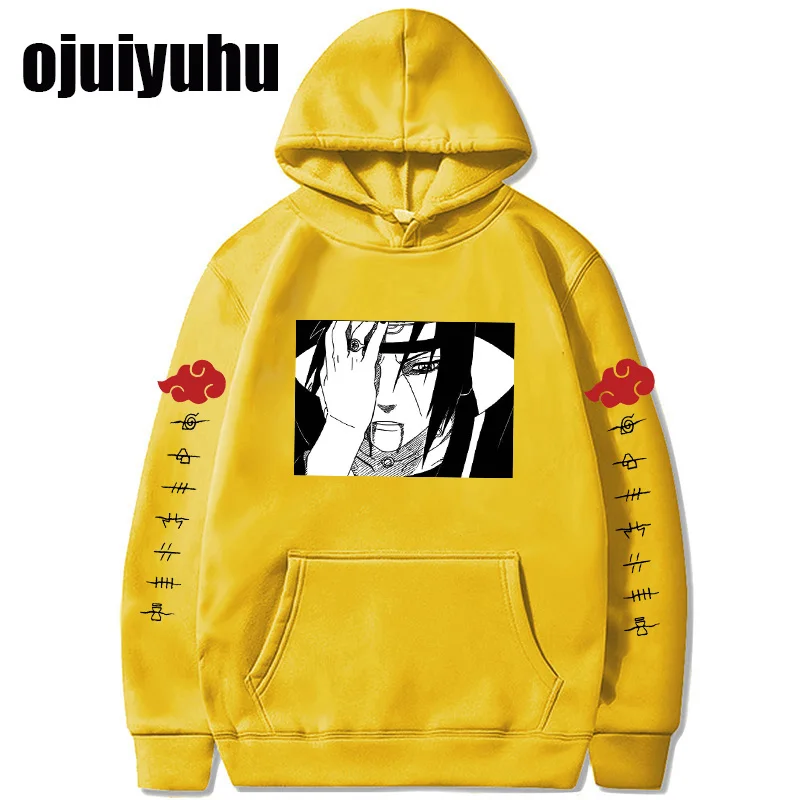 

2021 Hot Japanese Anime Itachi Hoodies Unisex Funny Akatsuki Graphic Hoodie Cartoon Harajuku Unisex Manga Oversize Sweatshirts