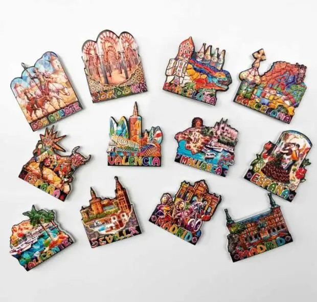 Италия рома магниты на холодильник туристический сувенир Дублин Чили Пиза