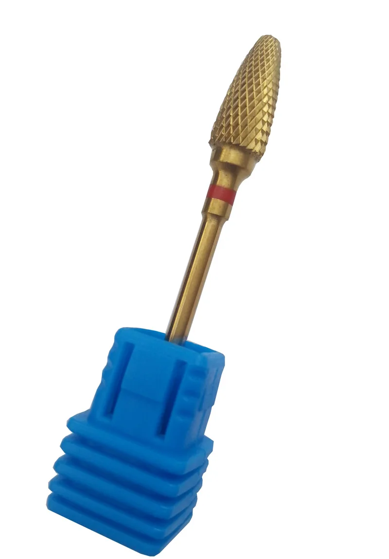 1 шт./лот Золотое тонкое сверло и коническое цилиндрическое из вольфрамовой стали