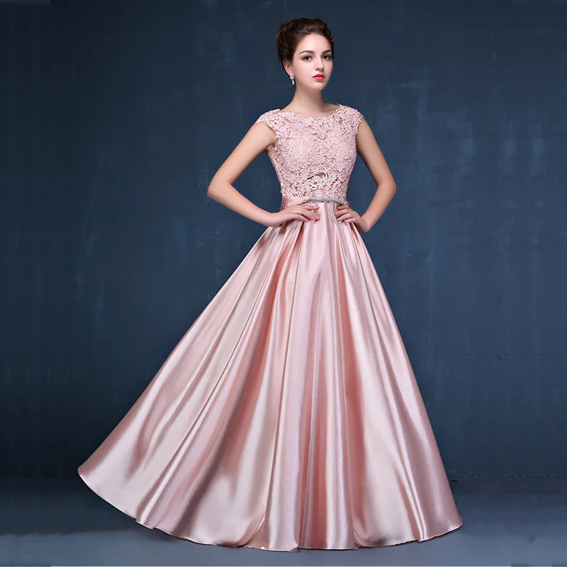 Элегантные вечерние платья Длинные 2021 кружевные C аппликацией Потрясающие