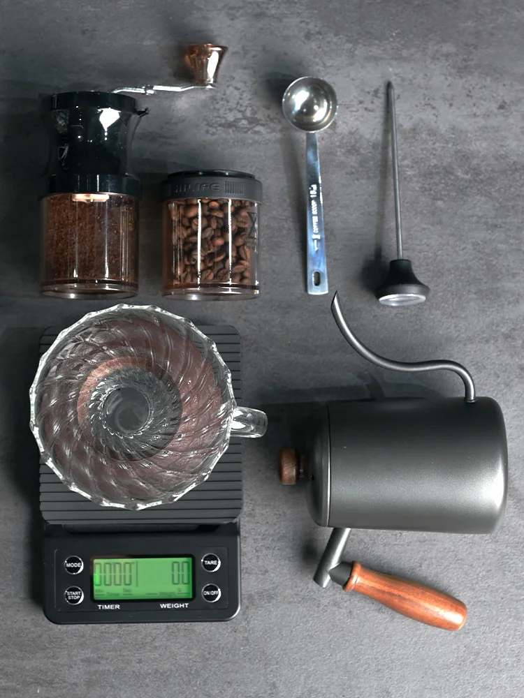 売る ステンレスコーヒーカップセット手コーヒーグラインダー手動コーヒー作成ツールコーヒーギフトセットコーヒーアクセサリーcoffewareセットDA60TC