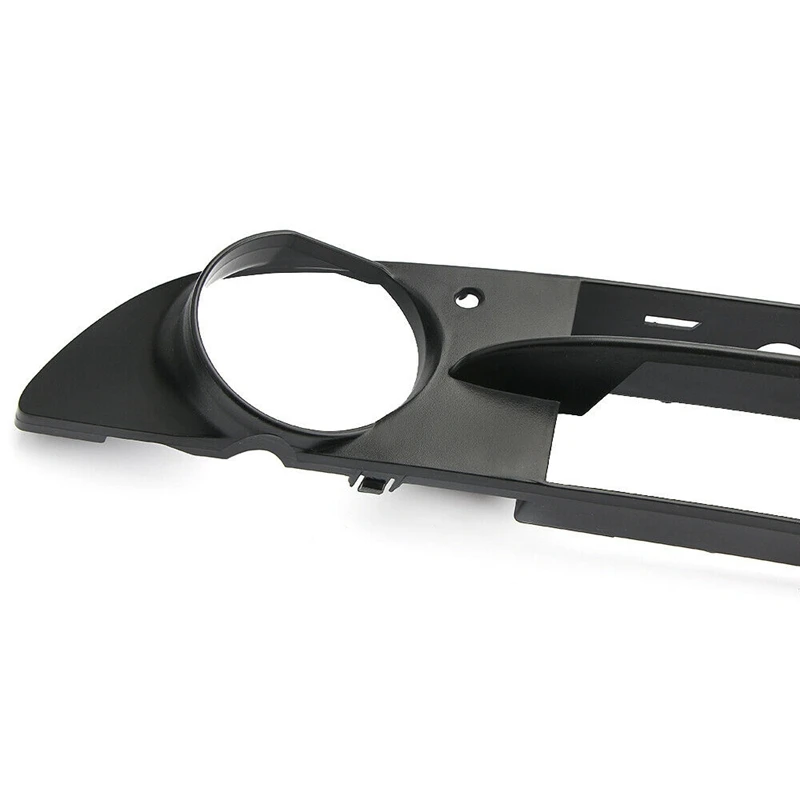 

Car Front Bumper Fog Light Grille & Fog Light H11 Bulb Lamp For-BMW E60 E61 5 Series