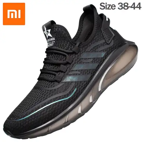 Xiaomi Mijia кроссовки мужские спортивная обувь для бега, дышащие, сетчатые, эластичные, вязаные, для спортзала, теннисные кроссовки туфли кроссо...