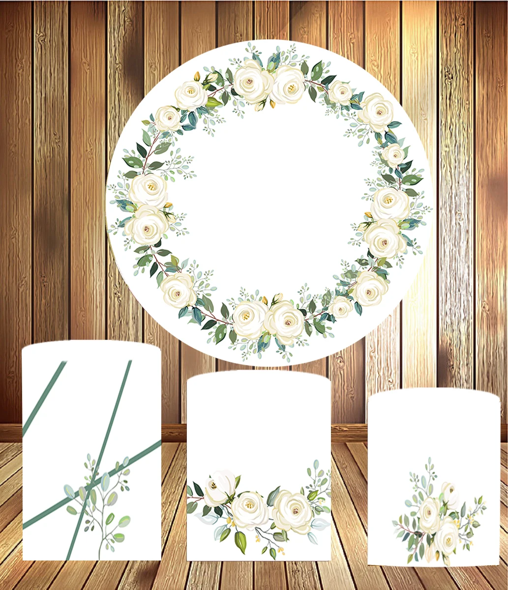 Круглый фон для фотосъемки Золотой блестящий Блестящий баннер вечеринки в честь