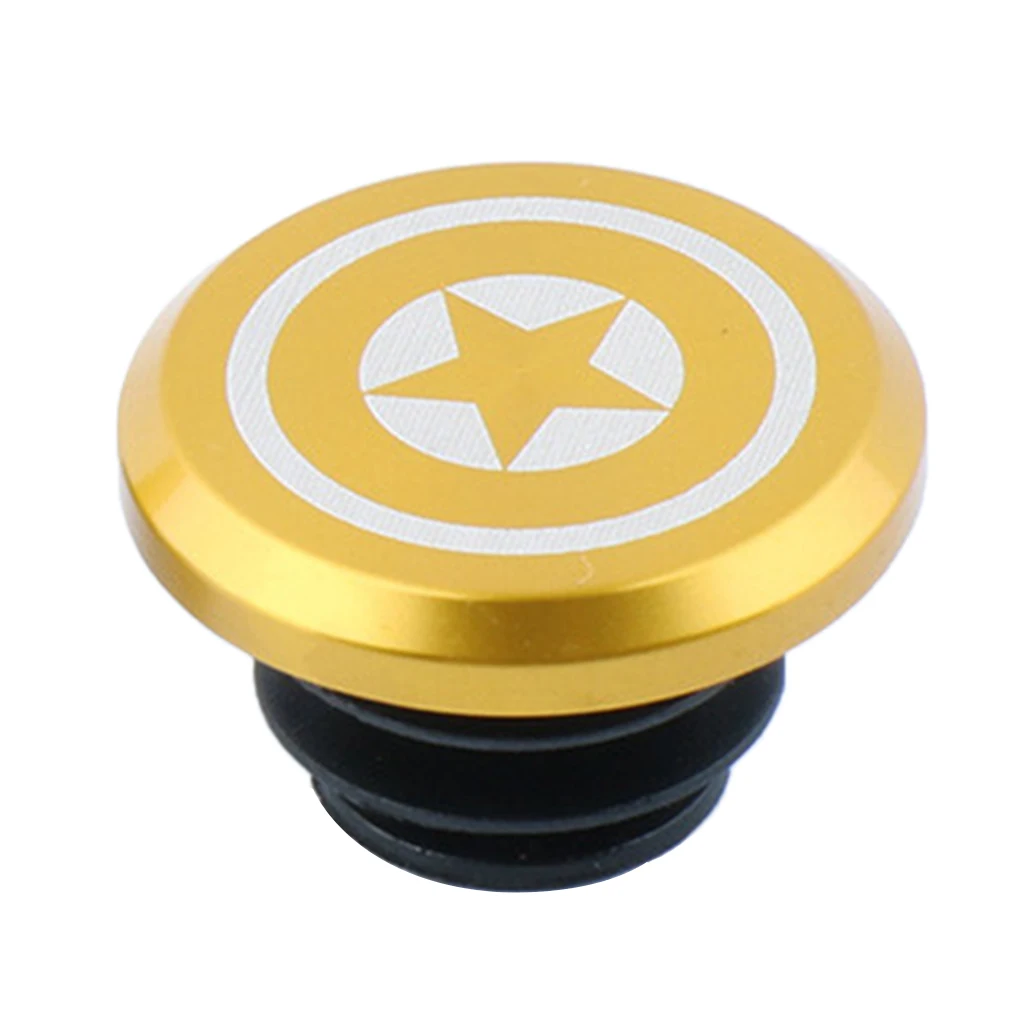 Golden B 18.8mm 1 шт., наконечник для руля велосипеда из сплава, заглушки для велосипеда, наконечник для велосипеда, MTB, горный велосипед, запчасти для велосипеда - Цвет: Golden B 18.8mm