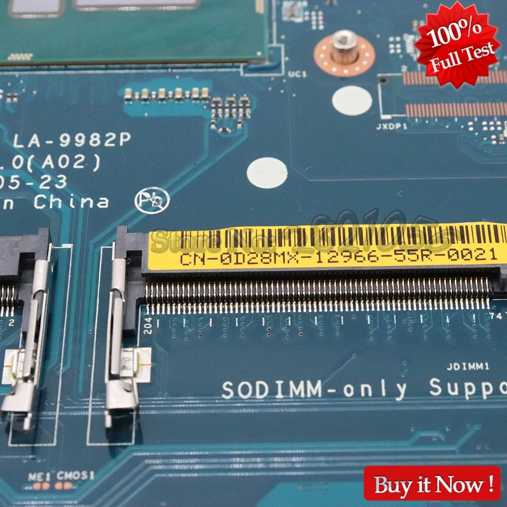 NOKOTION CN 0D28MX VBW01 LA 9982P для Dell Inspiron 15R 5537 3537 материнская плата ноутбука 2955U цп DDR3 полный