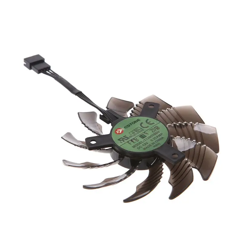 

12V Graphics Card 4Pin Cooling Fan For Gigabyte GTX1050 1060 1070 1080 N960 N970