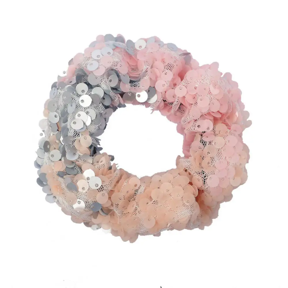 Модные резинки для волос с блестками держатель конского хвоста женские