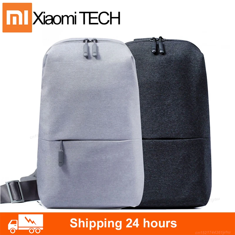 Classic Xiaomi mi backpack urban casual chest bag lightweight men and women small shoulder type unisex rucksack backpack bag