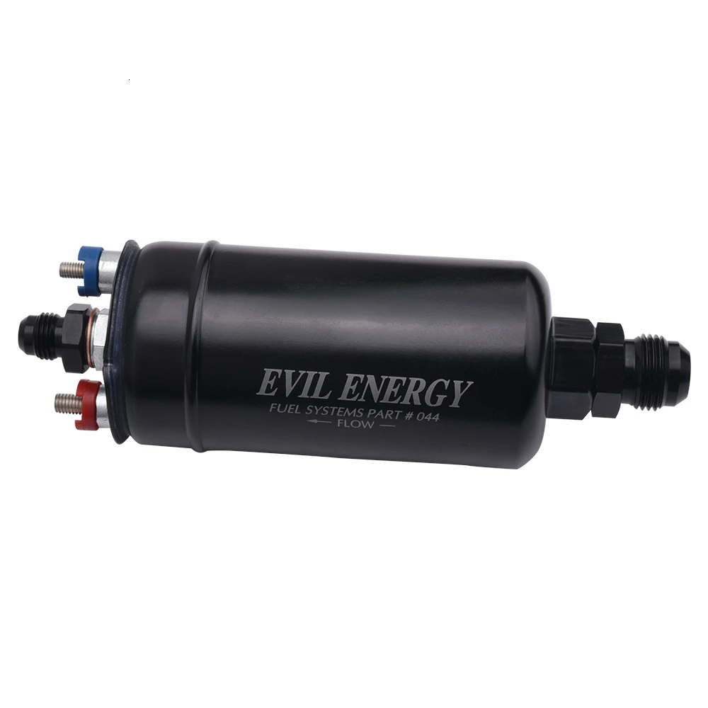 Evil energy 380LPH встраиваемый бензонасос высокого давления E85 совместимый топливный насос Универсальный Замена подходит для AN10 вход/AN8 выход