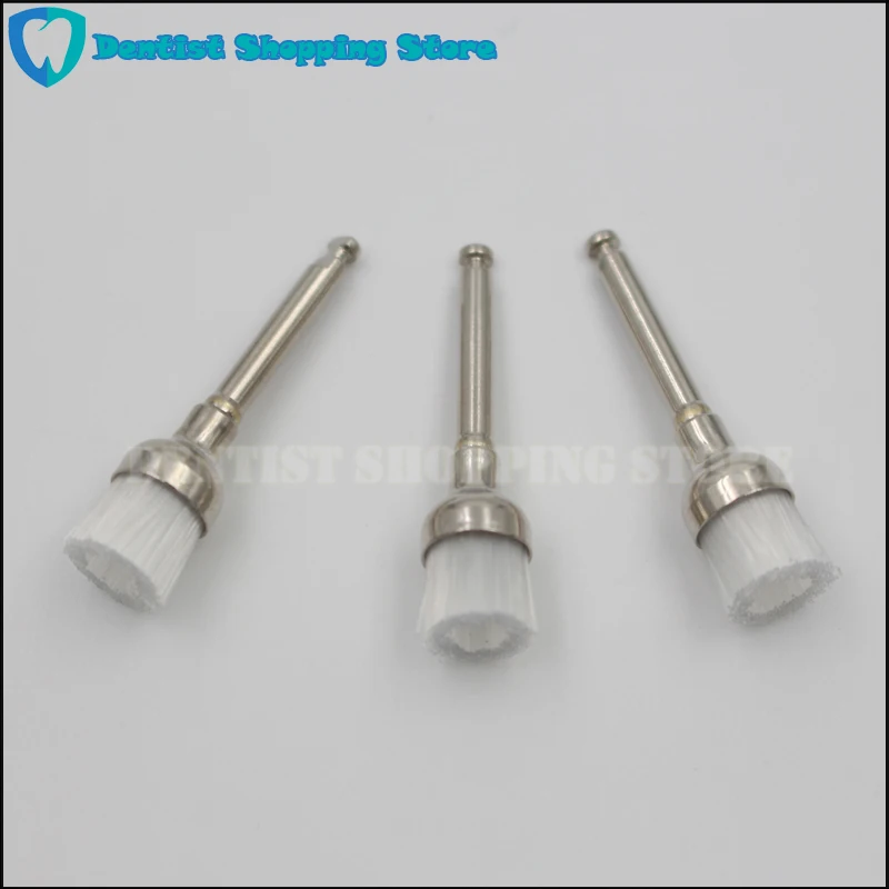 100 шт./компл. Стоматологическая профилактическая Полировочная щетка защелка Тип