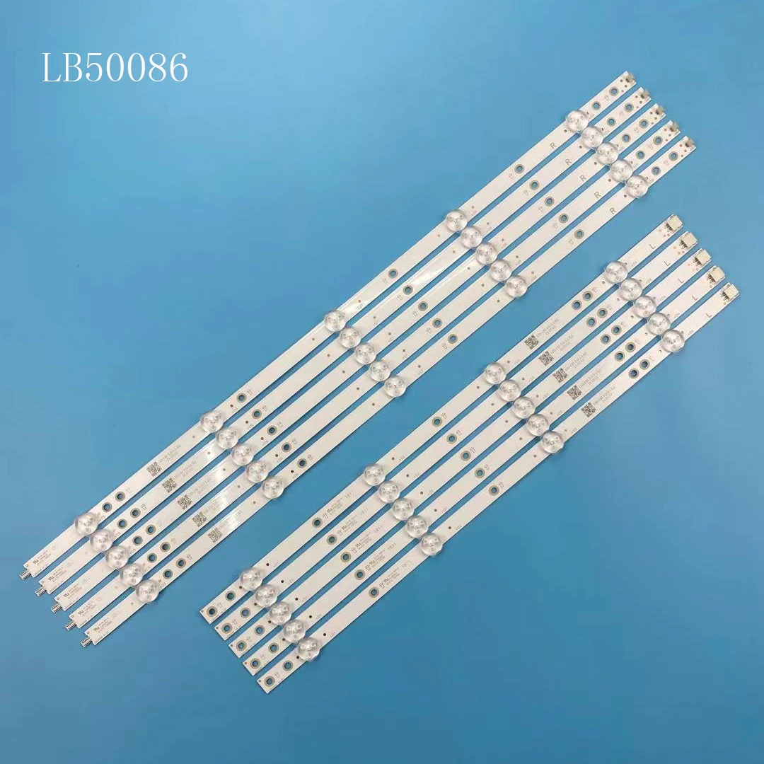 Новинка 12 шт./компл. Светодиодная лента для подсветки 50PUH6400 50PUF6061 500TT67 V2 500TT68