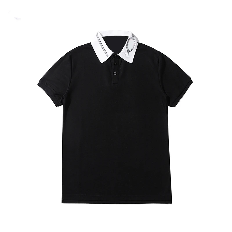 

Hombre masculino short sleeve polo shirt of high quality 100% cotton