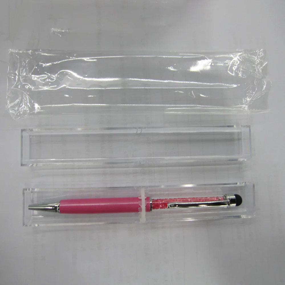 

10Pcs Clear Pen Case Pen Wrapping Box Pencil Gift Box School Office Supplies