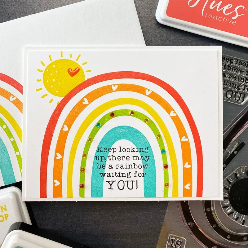 Прозрачные силиконовые штампы с радужной взрывной головой щетка для пляжа