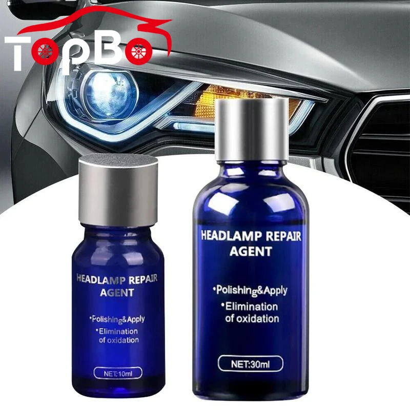 

10/30ml Car Headlight Polishing Anti-scratch Agent Kit Repair Fluid Wash Maintenance Clean Retreading Liquid Spray Repair Fluid