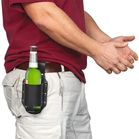 new 1pc holster portable bottle waist beer belt bag handy wine bottles beverage can holder