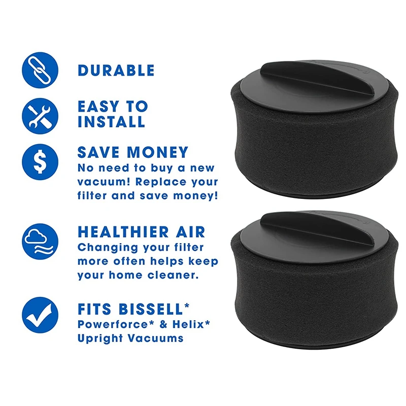 2Set of Replacement Filter for Bissell Power Force &amp Helix Turbo Inner and Outer Set 32R9 203-7913 | Бытовая техника