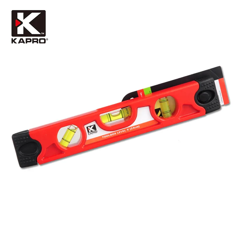 Kapro-227-9in23cm KAPRO Магнитный спиртовой уровень линейка мини портативный торпедный Индикатор уровня воды тройной пузырь измерительный инструмент тройной пузырь 23 см - Цвет: Kapro-227-9in23cm