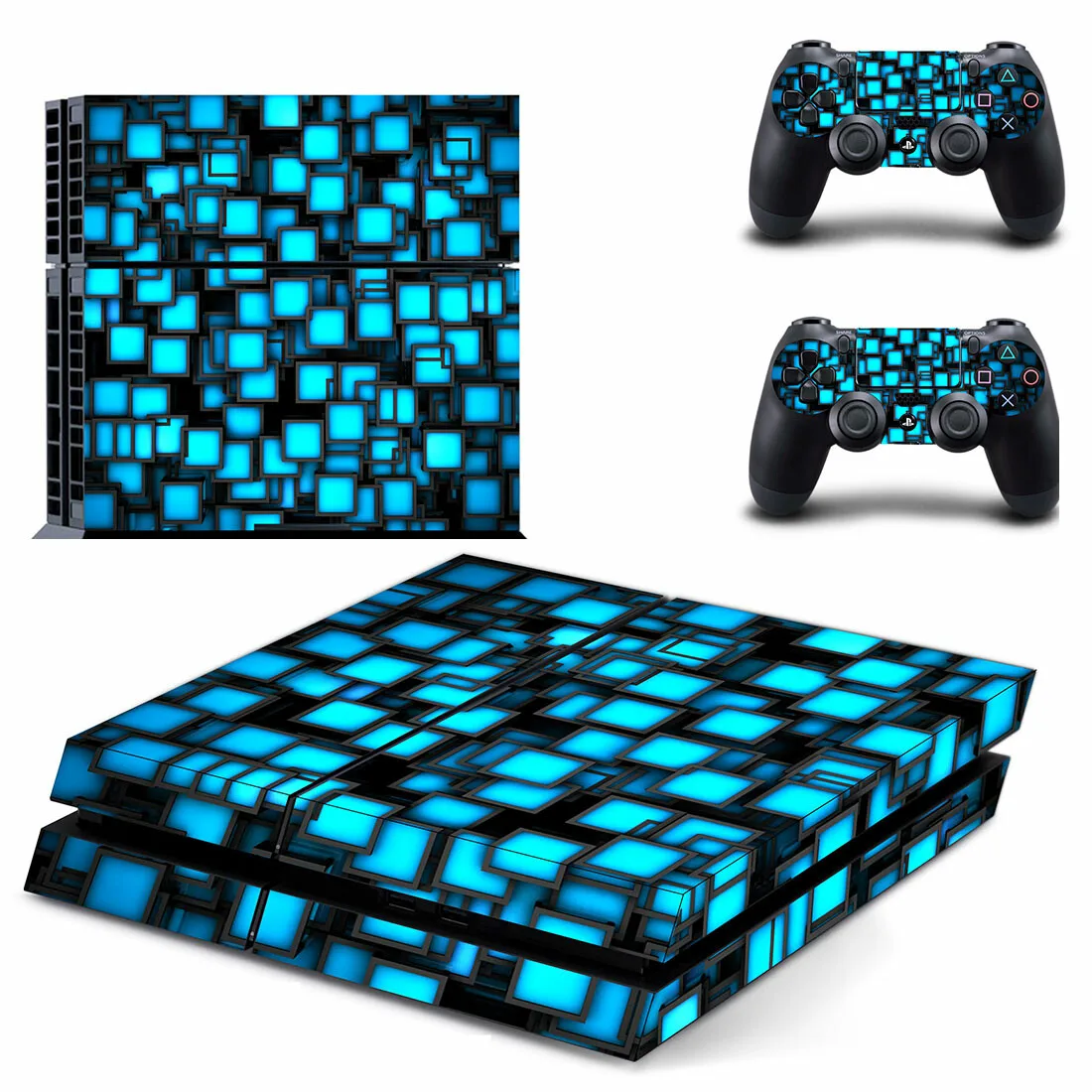 Custom Design PS4 Stickers Play station 4 Skin Sticker Decal Cover For PlayStation 4 PS4 Console & Controller Skins Vinyl