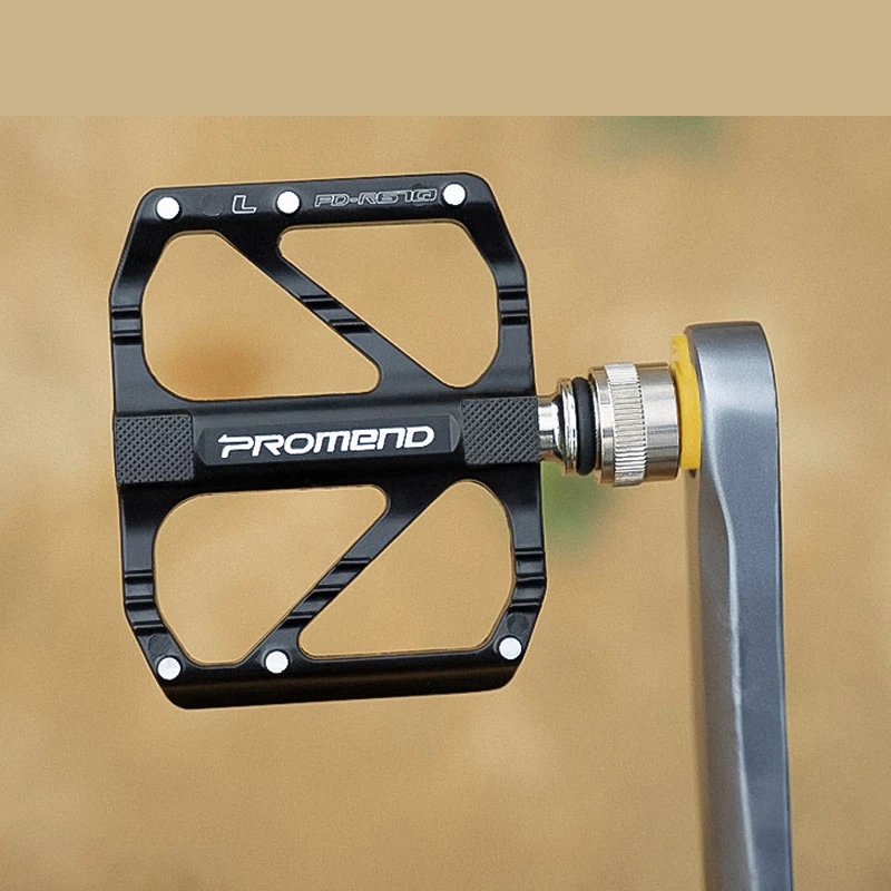 PROMEND 3 Bearings Mountain Bike Pedals Platform Bicycle Flat Aluminum Alloy MTB Road Non-Slip Widen | Спорт и развлечения