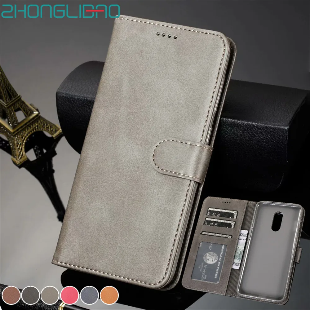 Кожаный чехол книжка One Plus 7 Pro в стиле ретро для Oneplus 7pro Global роскошный Магнитный