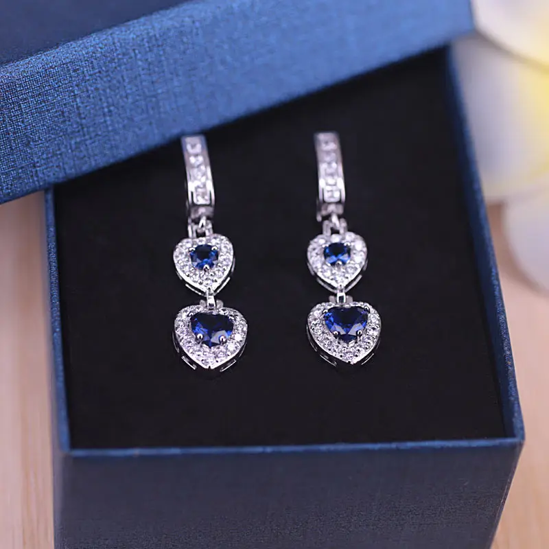 Risenj лидер продаж набор ювелирных изделий для свадебной вечеринки серебряный