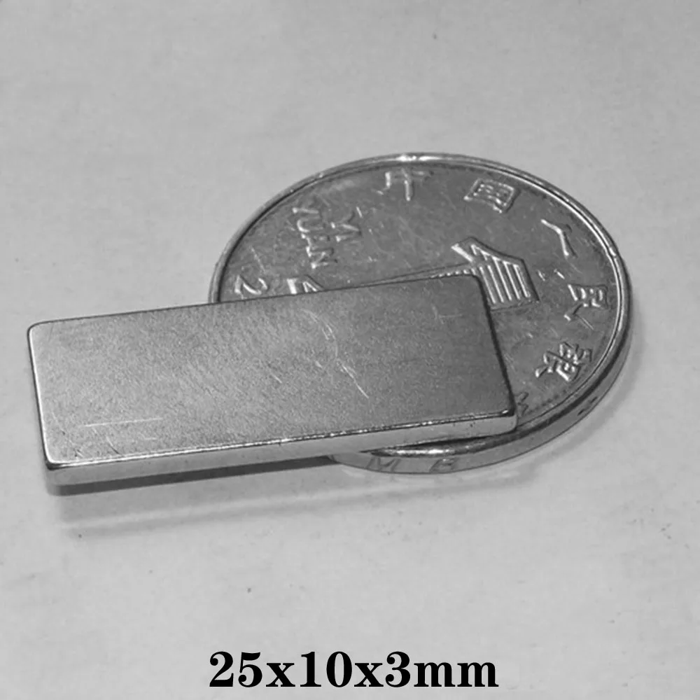 5/10/20/50/80 шт 25X10X3 квадратные супер сильные магнитные магниты 25mmx10мм Постоянный