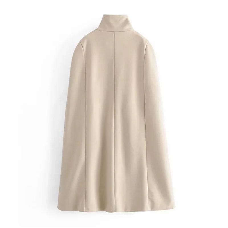 

Woolen Korean Style Coat Long Casual Style Sleeveless Cloak Wool Women Fashion Coat Autumn 2020 Women Warm Jacket Cashmere Coat