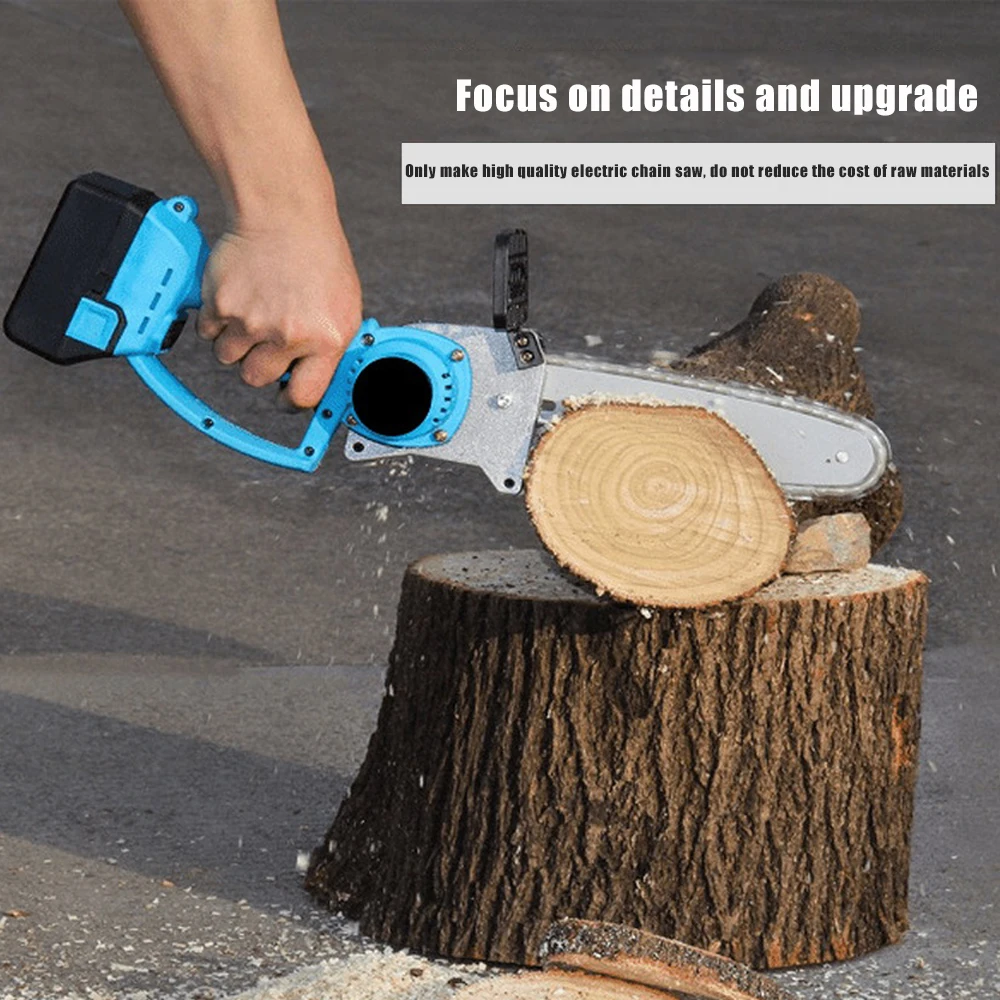 

Logging Saw Chainsaw 2 Electric 1 Charge Wireless Brushless Charging Household Woodworking High Power Chain Saw AU/US/UK/EU Plug