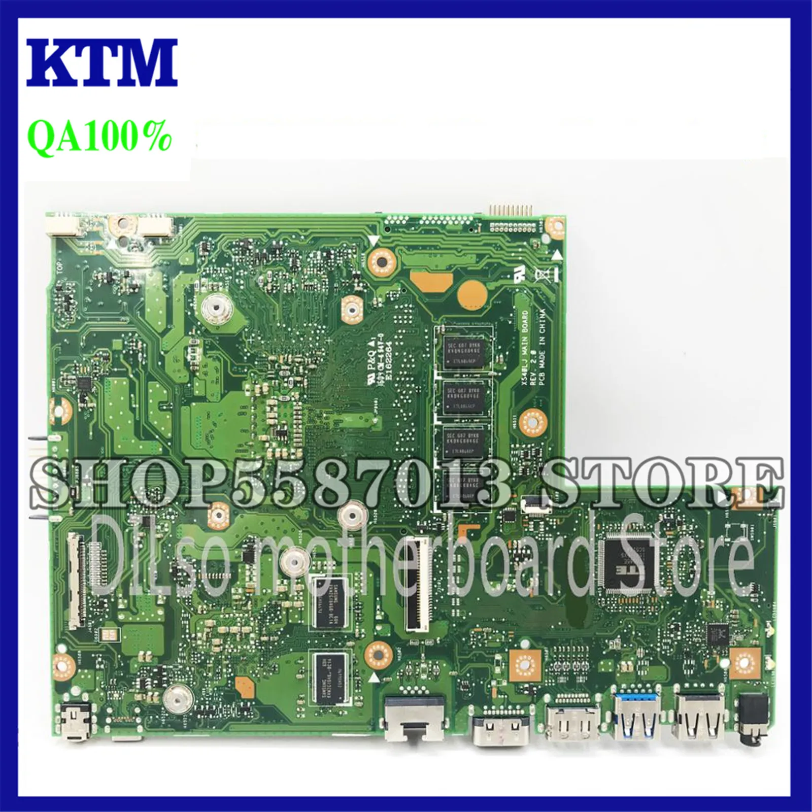 

KEFU X540LJ For ASUS X540L F540L X540LJ X540L Laptop Motherboard 4G-RAM I3-4005U GT920M REV2.1 Test beFore shipping work 100%