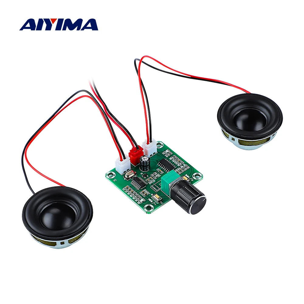 AIYIMA PAM8403 Bluetooth-compatible Power Amplifier Audio Board 5Wx2 Hifi Home Theater Stereo Mini Amp DIY Portable BT Speaker