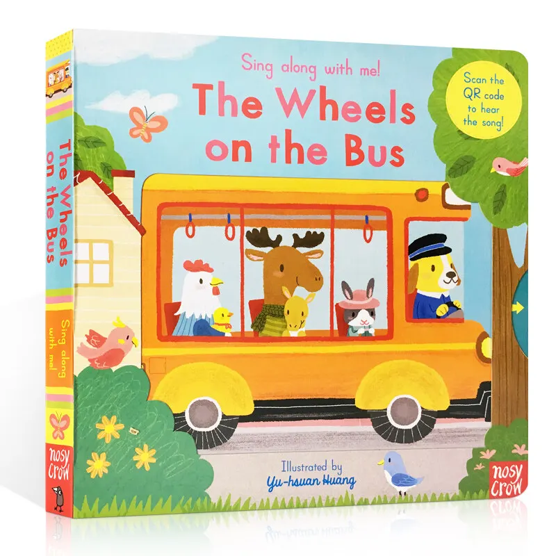 

Bizzy Bear/Sing Along with Me/Busy/Baby Touch The Wheels on The Bus Original English Children's Books