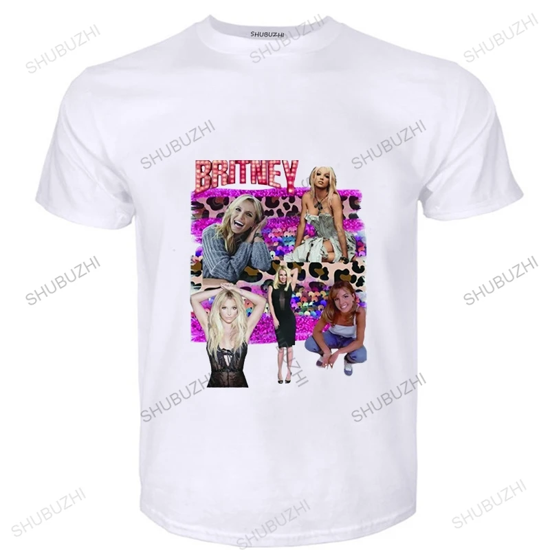 

Новинка, стильная футболка Britney Spears с красивыми фотографиями для пары, модная уличная одежда, свободная Классическая футболка из хлопка для ...