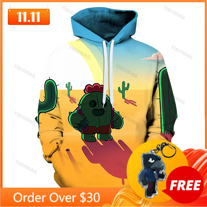 

Spike Nita Bear Children's Wear Shoot Game 3d Swearshirt Boys Girls Tops Kids Hoodie Browlerss Shark Leon Star, Hoodies Clothes